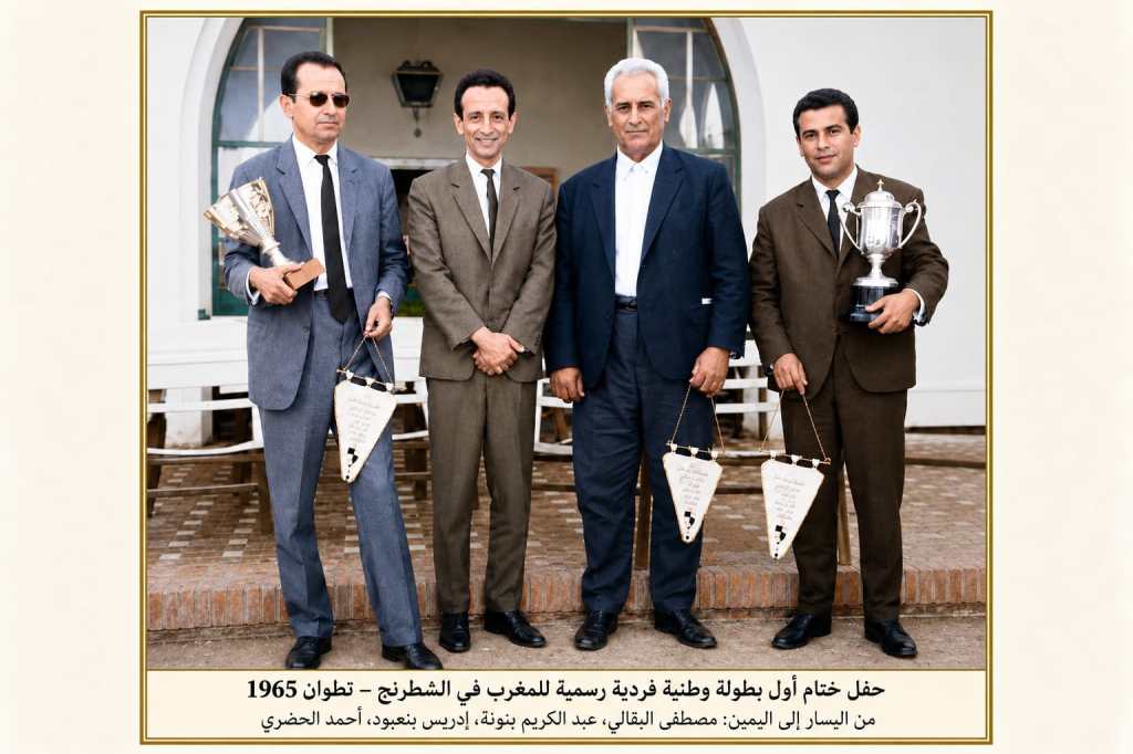 أول بطولة وطنية فردية رسمية للمغرب في الشطرنج – تطوان&nbsp;1965