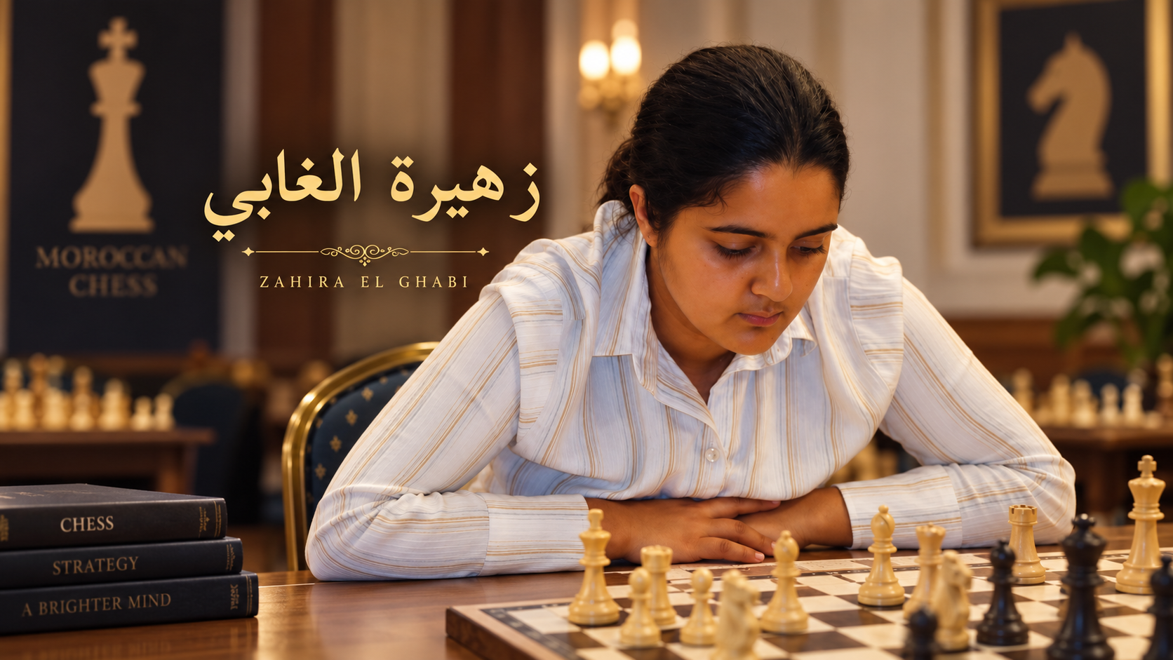 زهيرة الغابي.. ذهبية الأولمبياد وبطلة العرب ومن نجمات الجيل الذهبي للشطرنج المغربي