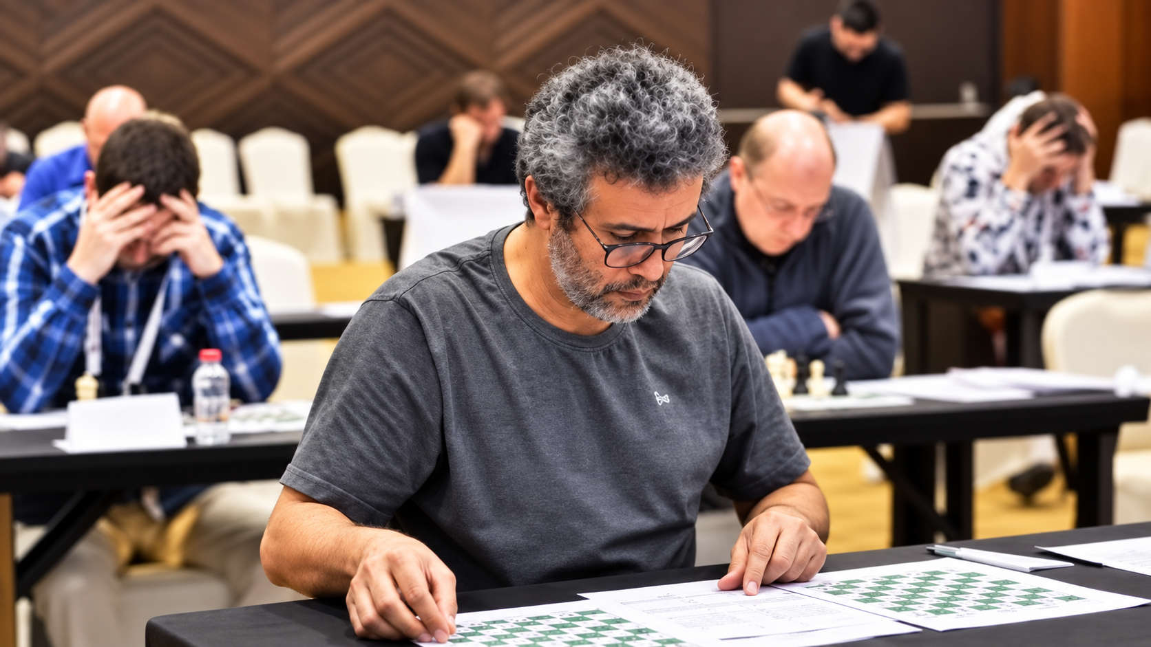عبد العزيز عنقود في المرتبة 12 عالميا في التأليف الشطرنجي